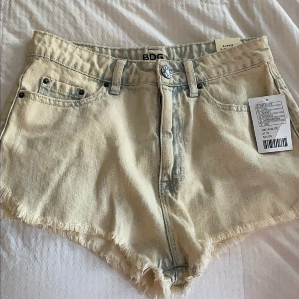 High waisted shorts